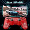 Игровой контроллер для консолей Playstation 3 PS3, ПК/Android-телевизоров / Игровых приставок, С улучшенными джойстиками, 6-осевой гироскоп, Двойная вибрация, Геймпады