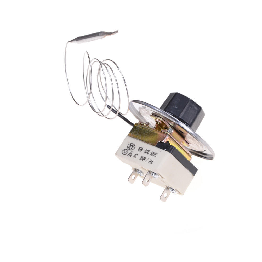 Ac 220V 16A  Thermostat Temperature Control Switch For Electric Oven 50-300C Dial
