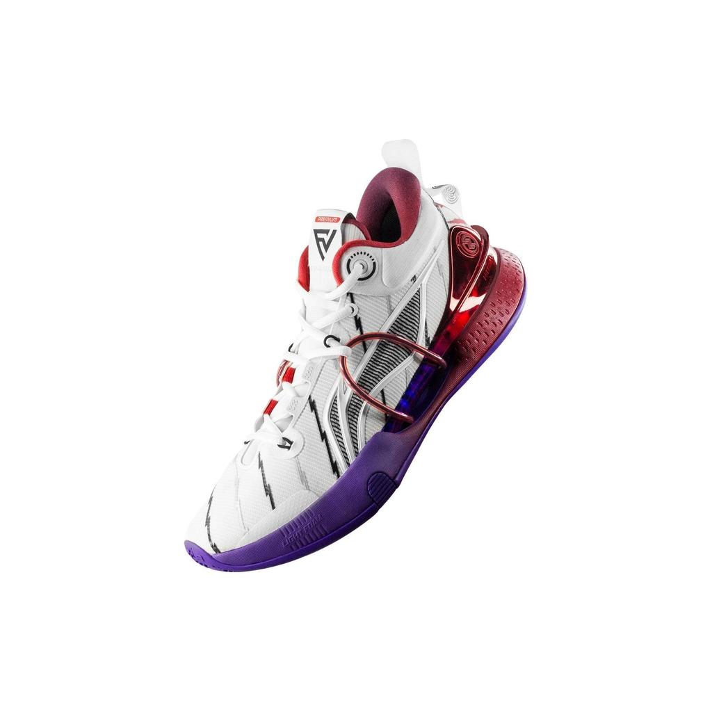 Li-Ning Мужские кроссовки Speed 8 Fred VanVleet Toronto Raptors PE белые фиолетовые ABAR147-2