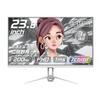 IRIS OHYAMA Gaming 1ms Cute Pastel Monitor, White, 23.8-inch, 200Hz, FD, Design, 3-Year Warranty, Built-in Speakers, Flicker-Free, Colors,