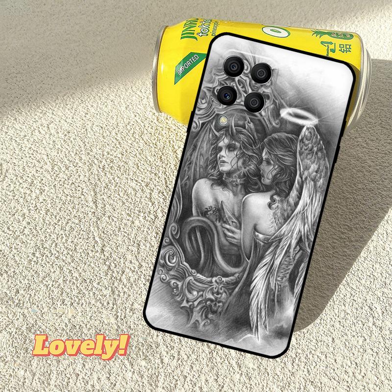 Чехол 'Женщина-дьявол' для Samsung Galaxy M11 M55 M14 M34 M54 M12 M32 M52 M15 M13 M06 M16 M36 M56 M31 M53 M35