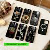 Чехол для телефона "Цветок Богатства" для iPhone 17, 16, 15, 14, 13, 12, 11 Plus, Pro, Магнитный с беспроводной зарядкой MagSafe