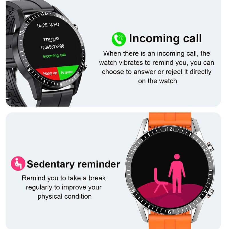 Smart Watch Men Full Touch Screen Sport Fitness Watch IP68 Waterproof Bluetooth for Android Ios Smartwatch