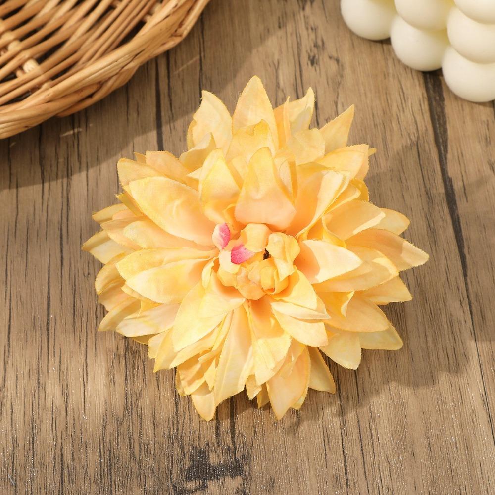 Fake Flowers Floral Hair Clips Large Size Handmade DIY Flowers Girl Hair Accessories