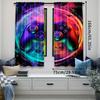 2Pcs Gamer Curtain For Teen Decor Games Gamepad Curtains Gaming Theme Curtains Suitable For Living Room Bedroom Kitchen And