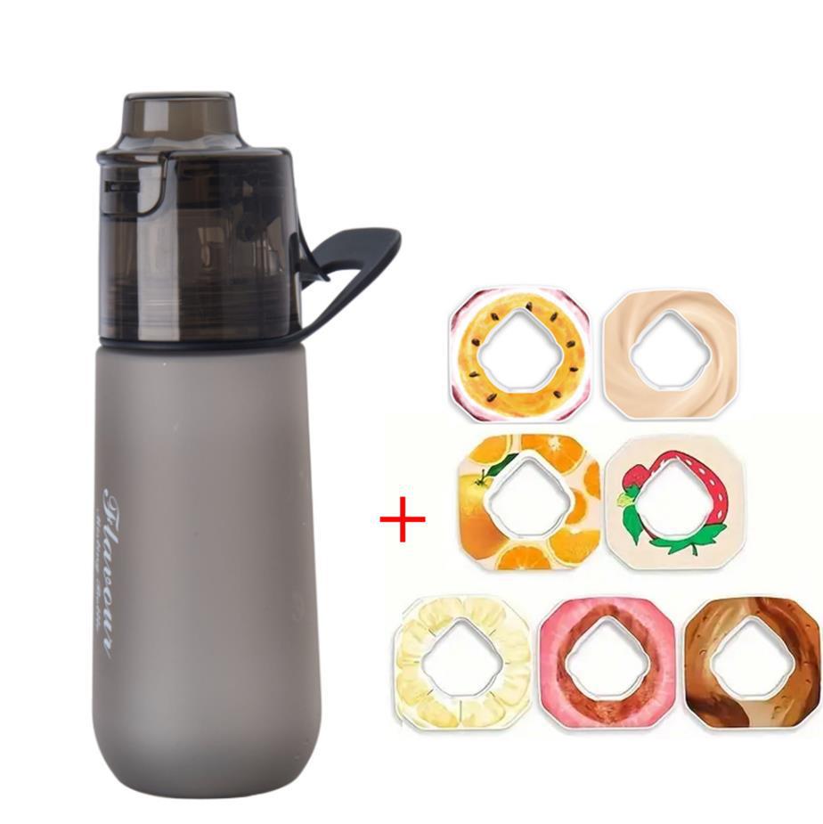 Многоцветная забавная бутылка для воды для детей: Фруктовый вкус, Ароматный аромат, Спрей, Меняющий вкус