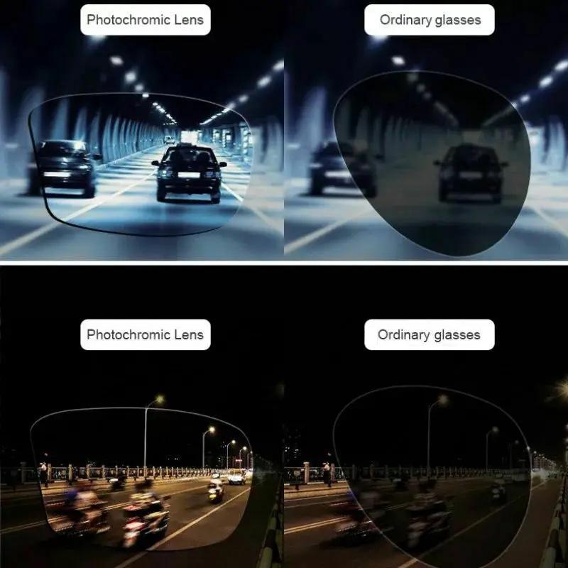 Мужские дневные и ночные солнцезащитные очки для рыбалки и ночного видения для вождения, фотохромные мужские поляризационные солнцезащитные очки-хамелеоны для вождения
