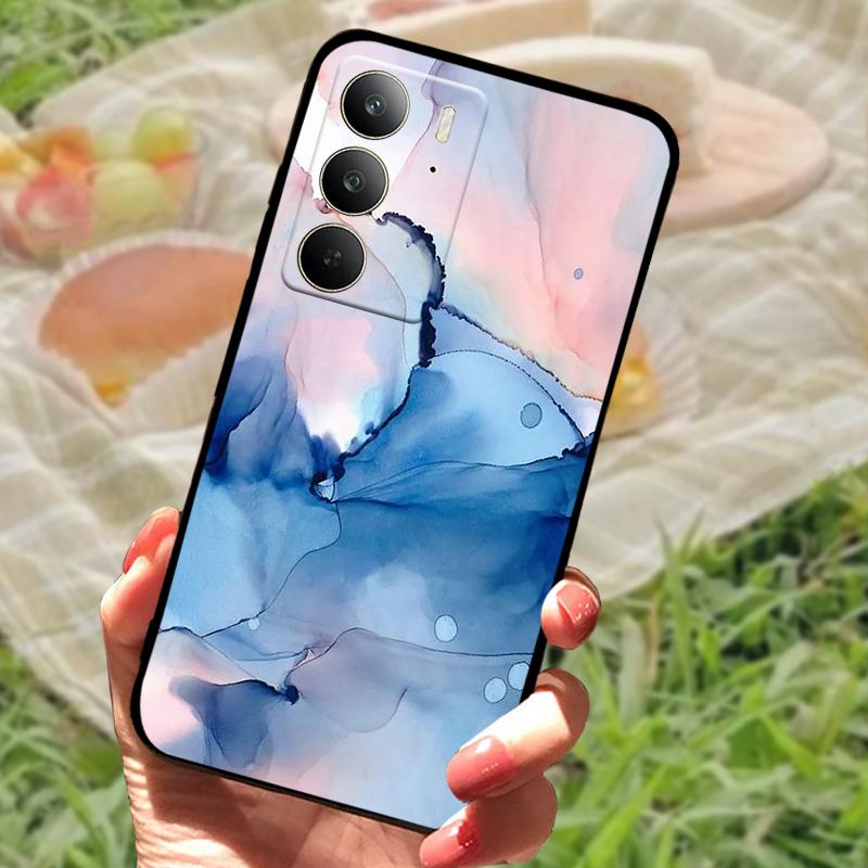 Чехол для Realme C75 Ударопрочный ТПУ Силиконовый Чехол для Телефона Для Oppo Realme C75 4G Fundas Бампер Чехол Модный Мягкий Защитный Корпус