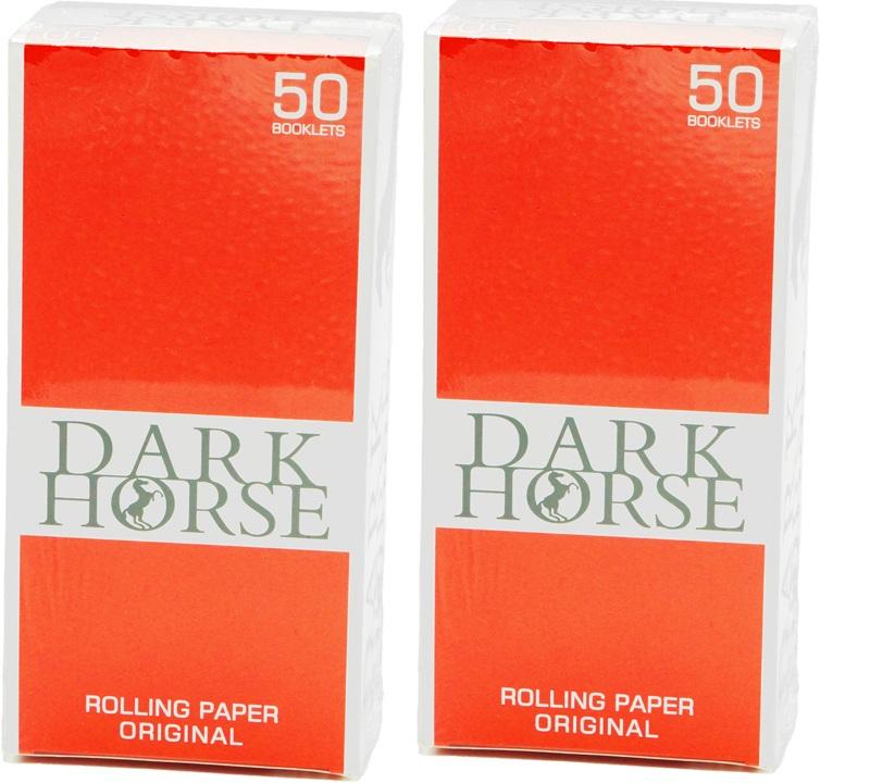 2 X Bibułki Bletki Do Papierosów Dark Horse Orginal 50X50Szt