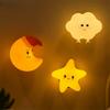 Silicone Wall Lamp Star Cloud Moon Beside Lamp New Nursery Wall Night Light  Bedroom