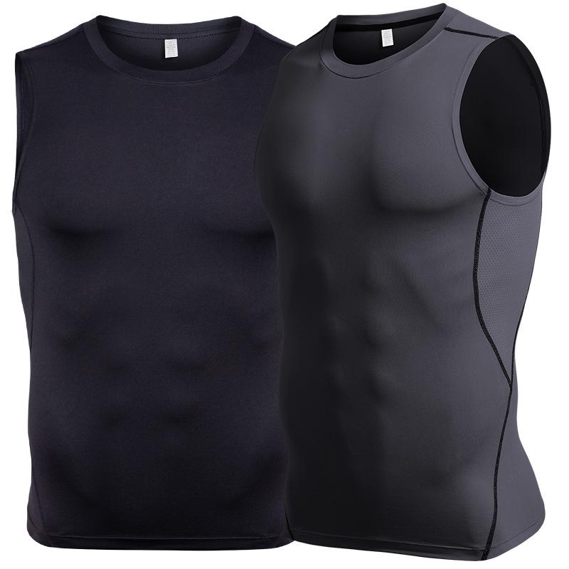 Men's Quick-Dry Silk Grid Sports Vest: Spring/Summer Base Layer for Training, Running, and Basketball