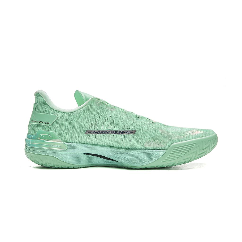 Li Ning Gamma Баскетбольные кроссовки Мужские Низкие Флуоресцентный Ледяной Циан ABAV035-27