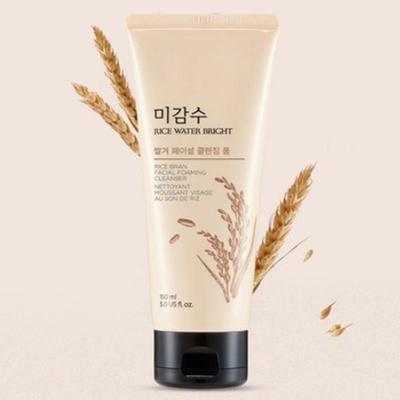 Пенка для умывания лица Rice Water Bright с рисовыми отрубями 150 мл
