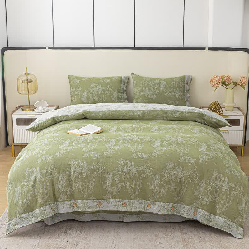 KUUP Double-Layer Gauze Cotton Bedding Set