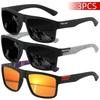 3PCS New Polarized Glasses Men Women Fishing Glasses Sun Goggles Camping Hiking Driving Eyewear Sport Sunglasses