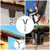 Heavy-Duty Rain Chain Adapter Iron Gutter Adapter Downspout Connector  Exterior Installation