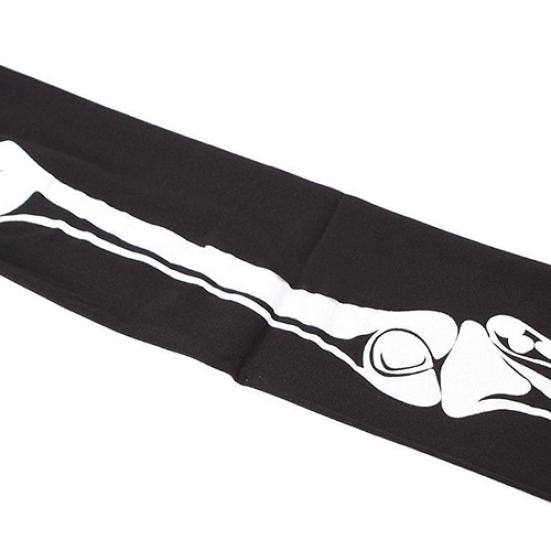 Женские сексуальные черные носки с татуировкой скелета, колготки, колготки, леггинсы