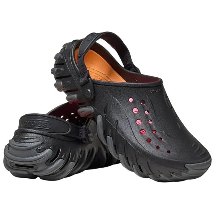 Crocs Эхо Заката Бобо Танки Клоги Мужские Черные 213386-0C4
