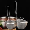 304 Stainless Steel Hot Pot Colander Mesh Net Basket Household Hanging Filtering Strainer Oil Separator Kitchen Gadgets