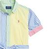 Polo Ralph Lauren Полосатое хлопковое платье-рубашка для детей, многоцветное CWPODRSG3D20992-999