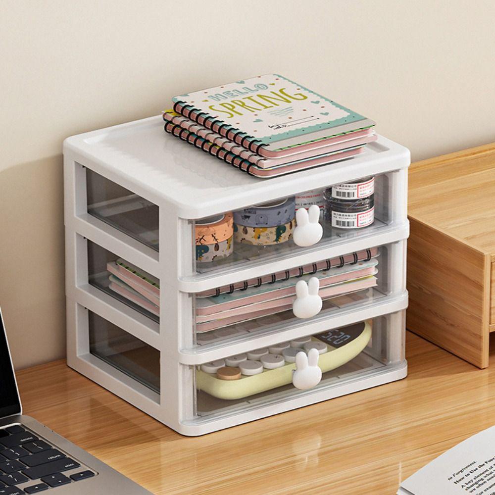 Drawer Cosmetics Storage Case Sundries Container Stationery Storage Box Desktop Organizer