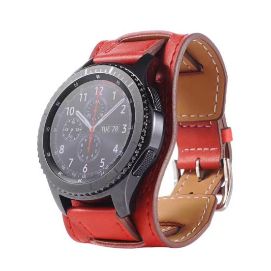 Сменный браслет из натуральной кожи для ремешка Samsung Watch Gear S3 Frontier