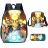 Naruto Naruto Surrounding Primary School Bag Cartoon Animation Backpack Satchel Pencil Case