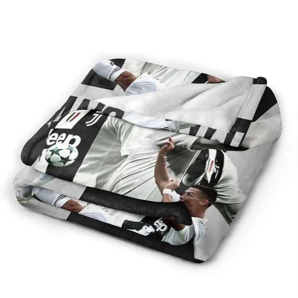 CR7 Cristiano Blanket Soft Warm Flannel Throw Blanket Bedspread for Bed Living Room Picnic Travel Home Sofa