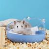 Hamster Bathroom House Sandbox Full Transparent Urine Sand Basin Bath Sand Room Toy House Small Pet Supply Accessories