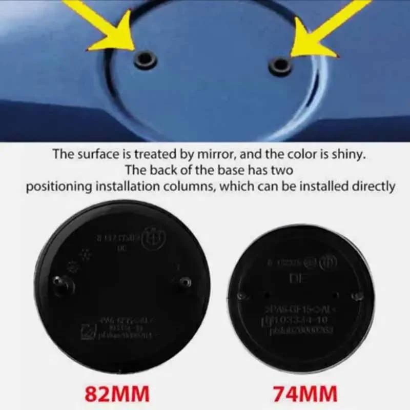 74мм/82мм логотип на капот автомобиля группы BMW BMW E36 E46 E53 E90 E60 E61 E93 E87 x1 X2 X3 x5 X6 F30F1Z3Z4X1 X5M2 M3M4 M8 логотип на багажник.