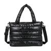 Women's Tote Bag with Adjustable Crossbody Strap Large Capacity Zipper Closure Shoulder Bag, Stylish Embroidery Design