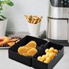 Air Fryer Silicone Tray Baking Basket Pizza Fried Chicken Airfryer Silicone Basket Reusable Airfryer Pan Liner Accessories