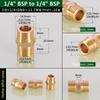 Латунный трубный шестигранный ниппельный фитинг 1/8" 1/4" 3/8" 1/2" 3/4" 1" BSP наружная резьба быстроразъемный адаптер соединитель для воды нефти газа