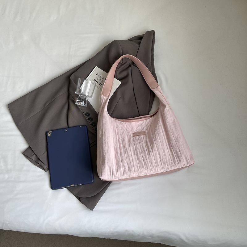 Корейская тканевая сумка большой вместимости, женская новая модная легкая наплечная сумка, повседневная универсальная сумка под мышкой