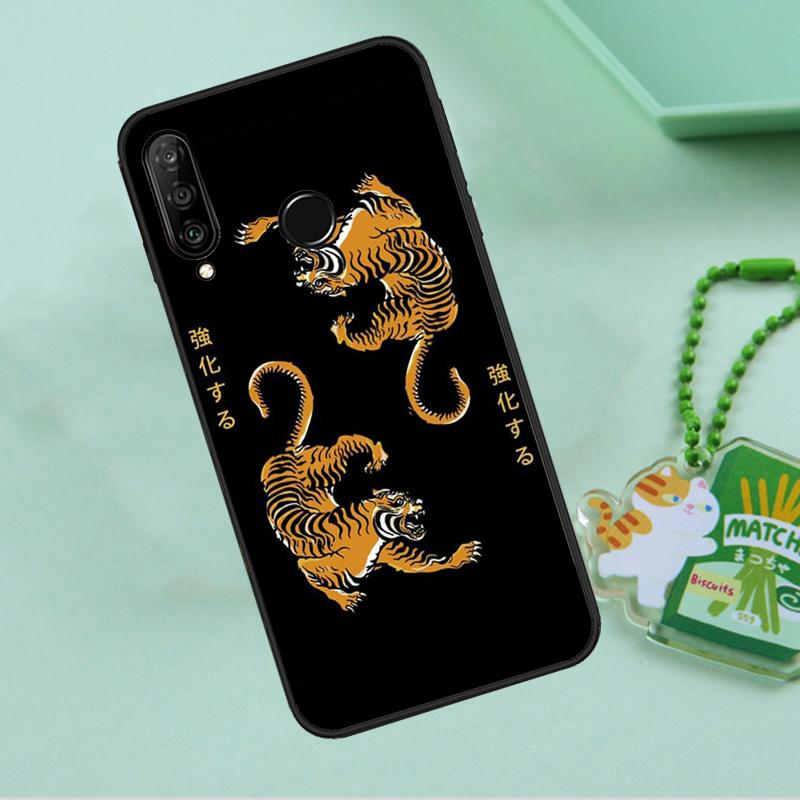 Японское искусство укиё-э Пантера Тигр Для Huawei Nova 10 9 SE 5T 12s 12i 11i Y91 Y90 Y60 Y70 Y72 Y61 P20 P40 P30 Lite P60 Pro Чехол