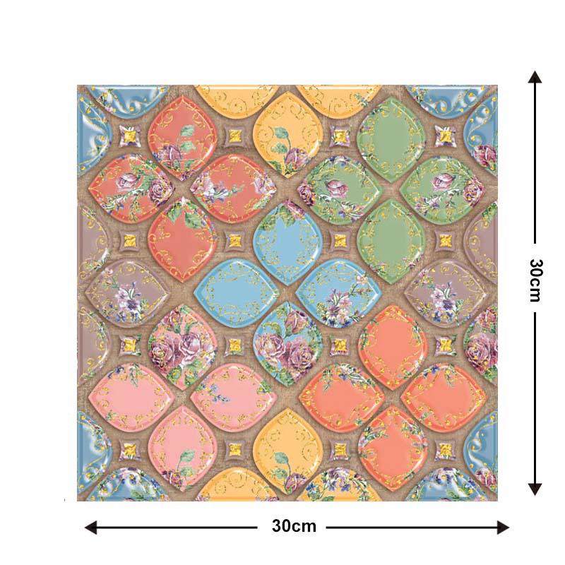 Самоклеящиеся 3D наклейки на стену из ПВХ в европейском стиле: Водонепроницаемый ремонтный декор