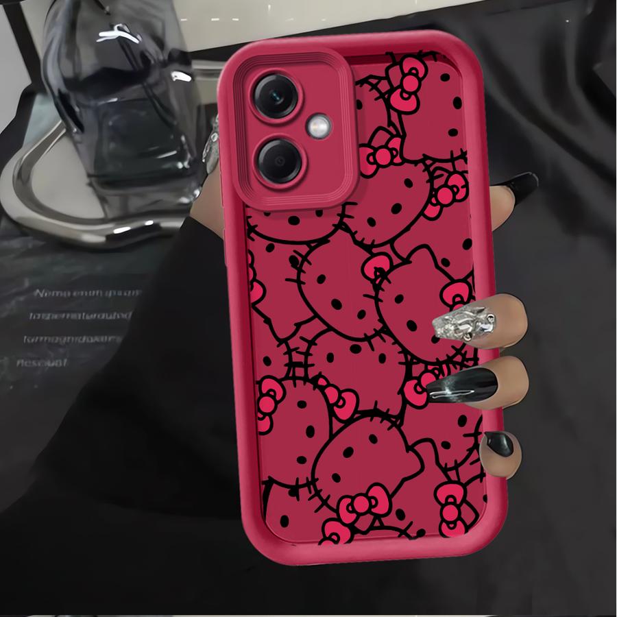 Чехол-кейс для телефона Sanrio Мультяшный Hello Kitty для Xiaomi Redmi Note 14 Pro Plus 10 11S 10S 12S 12 Note 13 11 9s