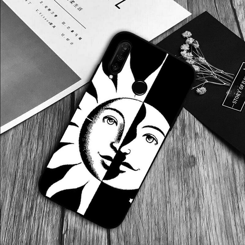 СУН И МУН Мистический Зодиак Для Huawei Nova 12s 12i 11i 7i 8i Y73 Y70 Y90 Y60 Y72 Y61 Y91 9 10 SE P30 Pro P40 Lite Чехол