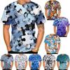 Футболки с 3D-принтом и графическим принтом для мужчин и женщин, с коротким рукавом, повседневные забавные футболки, свободные мужские футболки в стиле хип-хоп, уличная одежда