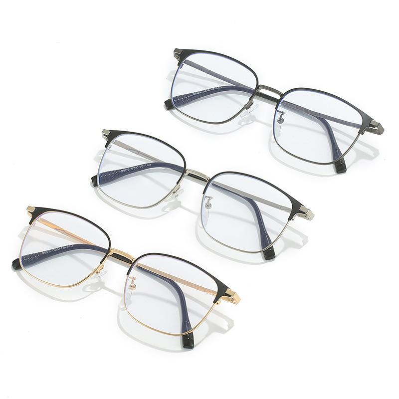 New simple and fashionable flat glasses adult anti-blue glasses ins plain glasses styling myopia glasses