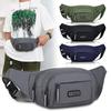 Men Nylon Fanny Waist Packs Unisex Fit Waistpack Mobile Sports Outdoor Running Anti Theft Ultra Thin Invisible Waist Bag