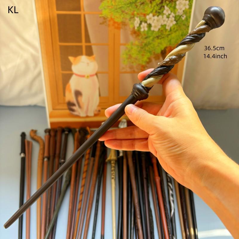 Harry, Malfoy, and Hermione Magic Wand Toy with Metal Core for Halloween