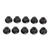 10 Pcs Lock Tire Nut Corrosion Resistant RC Model Car M5 Flange Nut Lock Tire NutBlack