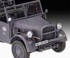 Revell scale German Light 4WD Vehicle Plastic Model Kit Molded in Color 1/35 Einheits-PKW Kfz.4 Anti-Aircraft 03339,