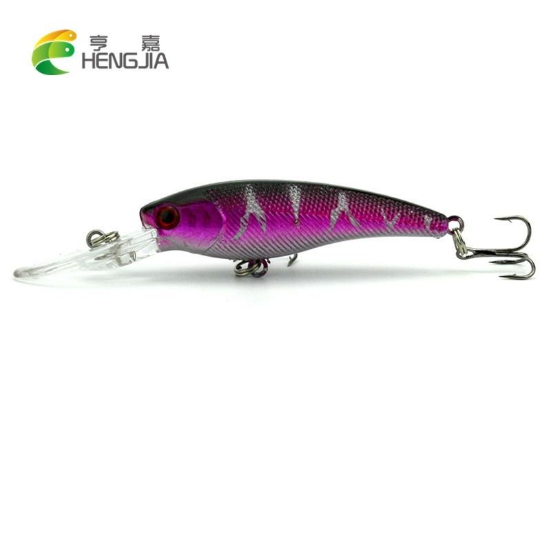 1 шт. HENGJIA Minnow Bait Лодка Рыболовная приманка Пластиковый воблер Рыболовные снасти 8 г/0,28 унций
