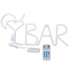 BAR Neon Lamp LED Neon Sign 8 Lighting Mode with Remote Control for Home Bar Birthday Party