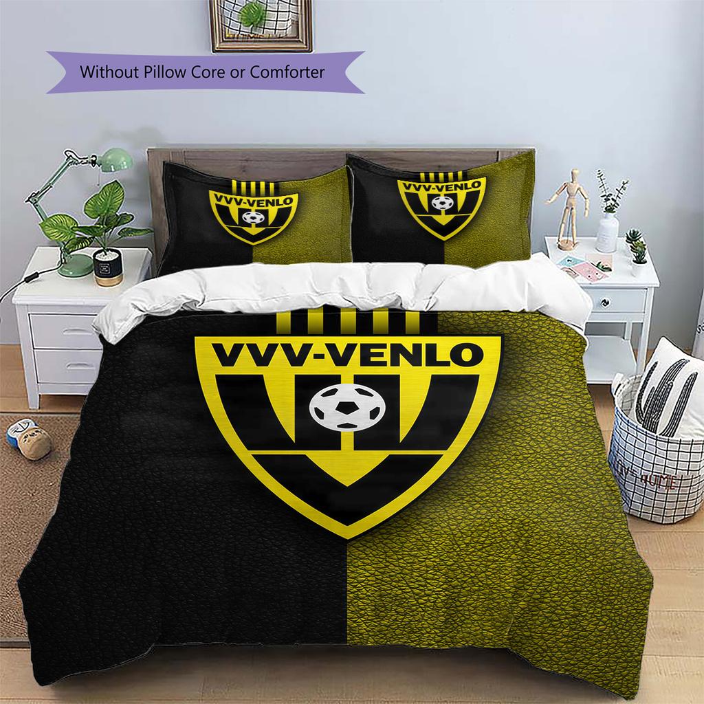 VVV-Venlo Pattern Bedding Quilt Set Home Decoration Gift (1 * duvet cover + 2 * pillowcase without core)