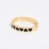 BIMBA Y LOLA [25SS] BIMBA Y LOLA Black Enamel Heart Bracelet B255AIX005BKF