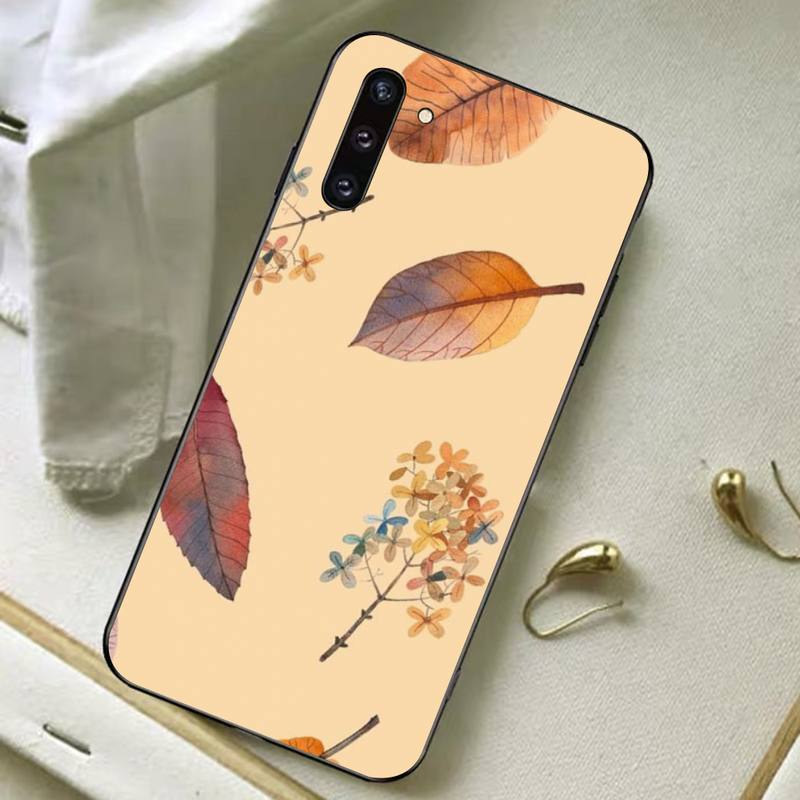 Чехол для телефона с опавшими листьями для Samsung A51 A30s A52 A71 A12 для Huawei Honor 10i для OPPO vivo Y11