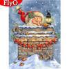 Алмазная картина, Новое поступление, Рождественская полная квадратная Алмазная вышивка, комплект Санта-Клауса, мозаика, мультяшный подарок ручной работы